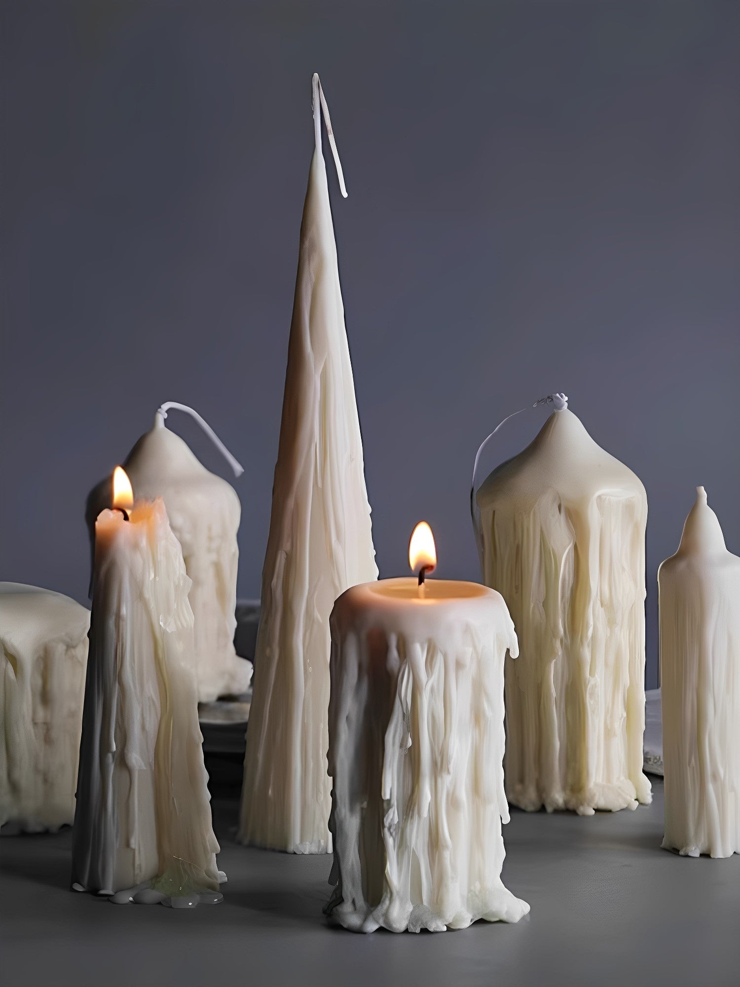 Aesthetic Teardrop Scented Candle French Vintage Home Accent