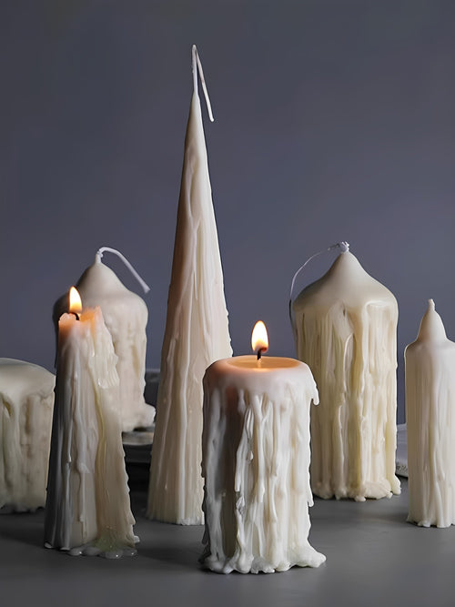 Aesthetic Teardrop Scented Candle French Vintage Home Accent