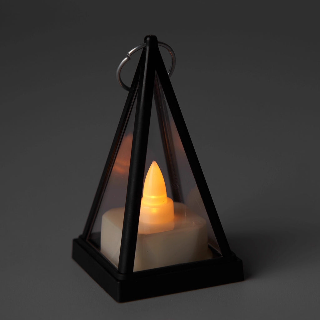 Decorative Triangle LED Candle Lamp for Ambient Table Lighting